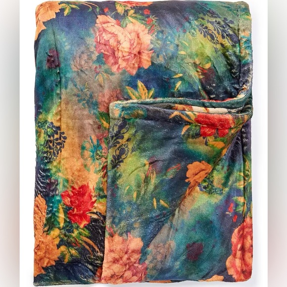 Johnny Was Laurel Canyon Cozy Blanket Paza Print - Picture 2 of 6